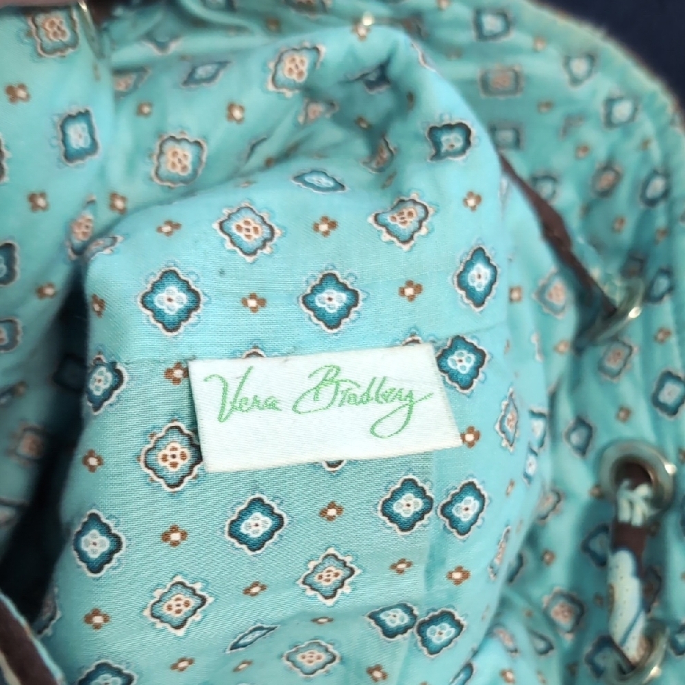 Floral Patterned Drawstring Bag - image 3